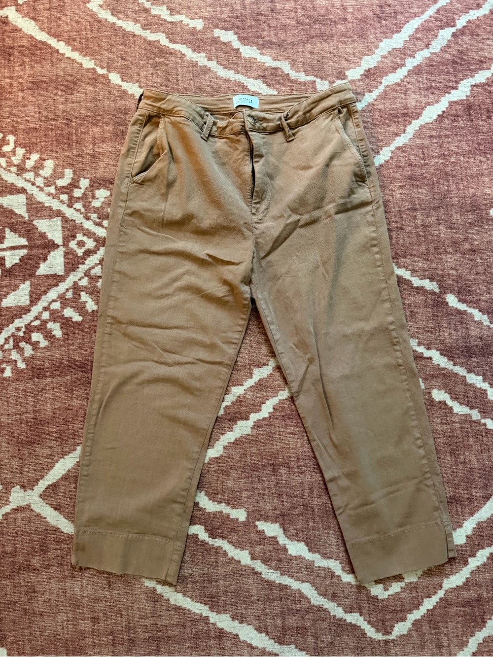 Pistola Khaki Cropped Pants